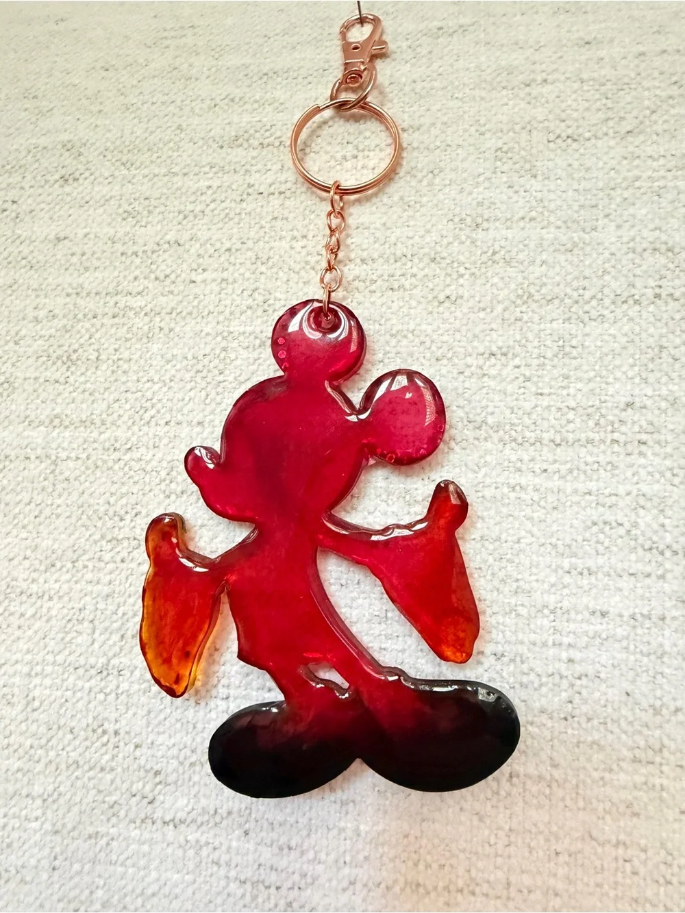 Mickey Mouse–Inspired Keychain / Bag Charm